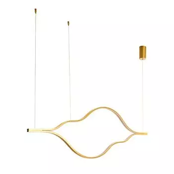 люстра подвесная ARTE LAMP Odyssey LED 1х34Вт металл золото