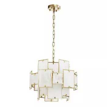 люстра подвесная ARTE LAMP Theemin E14 7х40Вт металл золото