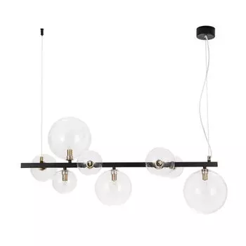 люстра подвесная ARTE LAMP Vincent G9 8х40Вт металл чёрный