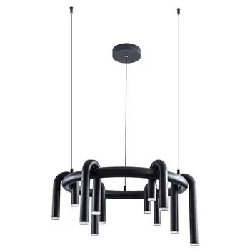 люстра подвесная ARTE LAMP Warhol LED 1х30Вт металл черный