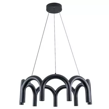 люстра подвесная ARTE LAMP Warhol LED 1х45Вт металл черный