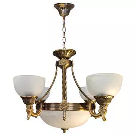 люстра подвесная БАЛТИЙСКИЙ СТИЛЬ БРОНЗА 7xЕ27 60Вт металл бронза