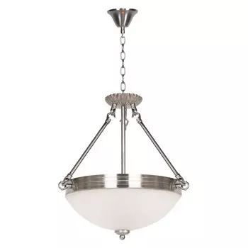 люстра подвесная БАЛТИЙСКИЙ СТИЛЬ Венеция 3x60Вт Е27 металл хром