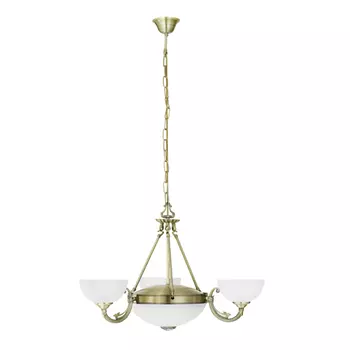 люстра подвесная EGLO Savoy 5x40,60Вт Е14/E27 стекло,металл
