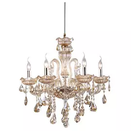 люстра подвесная Escada luxury E14 6х40Вт хром хрусталь