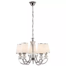 люстра подвесная ESCADA Шарм 5х60Вт E14 белый хром