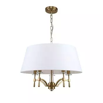 люстра подвесная ESCADA Suite 5х40Вт Е14 хрусталь бронза