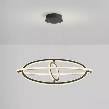 люстра подвесная FREYA Collie LED 132Вт черный