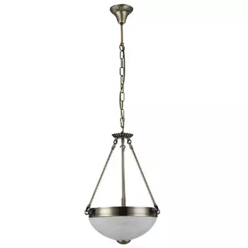 люстра подвесная FREYA Herbert E27 3х60Вт бронза