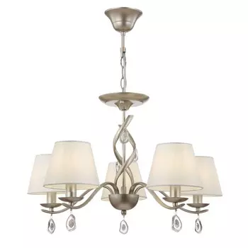 люстра подвесная FREYA Monique 5х40Вт E14 Матовое Золото