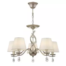 люстра подвесная FREYA Monique 5х40Вт E14 Матовое Золото