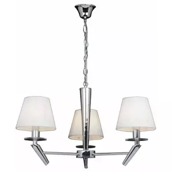 люстра подвесная FREYA Una 3х40Вт E14 хром