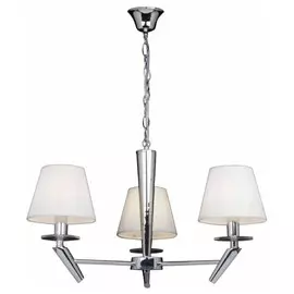 люстра подвесная FREYA Una 3х40Вт E14 хром