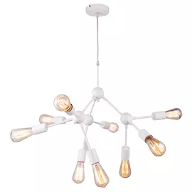 люстра подвесная HIPER Bolzano 9х60Вт E27 белый