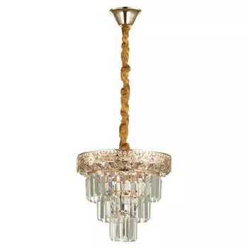 люстра подвесная LUMION Iggy E14 4х40Вт золотой