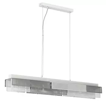 люстра подвесная LUMION Moderni Е14 5х40Вт металл белый никель