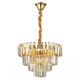 люстра подвесная LUMION Zola E14 6х40Вт золотой