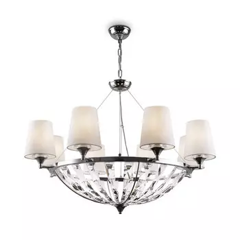 люстра подвесная MAYTONI Pantheon E14 8х40Вт хром