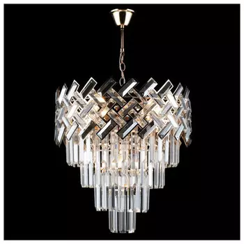 люстра подвесная MW-LIGHT Бриз 6х60Вт E27 металл золото