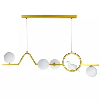 люстра подвесная RITTER Avanti G9х4 белый/золото