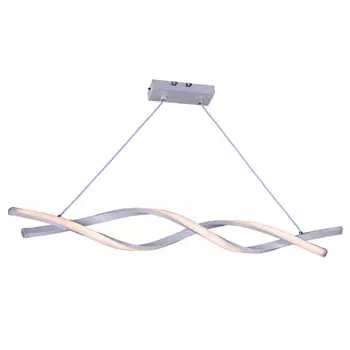 люстра подвесная РОССВЕТ Бесконечность 2х33Вт LED металл белый