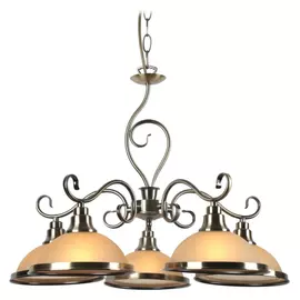 люстра подвесная Safari 5х60Вт E27 металл античная бронза
