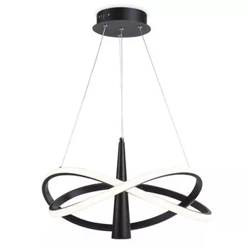 люстра подвесная светодиодная AMBRELLA Comfort 47Вт (ПДУ ИК) черный