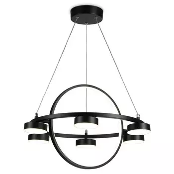 люстра подвесная светодиодная AMBRELLA Comfort 58Вт (ПДУ ИК) черный