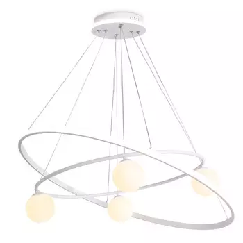 люстра подвесная светодиодная AMBRELLA Comfort 92Вт (ПДУ ИК) белый