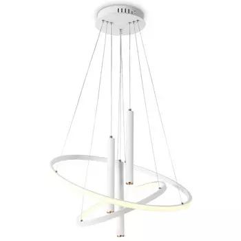 люстра подвесная светодиодная AMBRELLA Comfort 93Вт (ПДУ ИК) белый