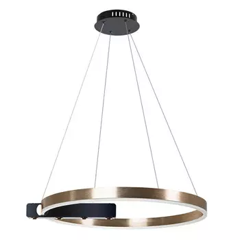 люстра подвесная светодиодная ART LAMP Veritate LED 1х61Вт металл коричневый