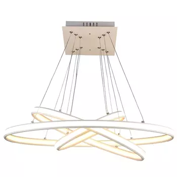 люстра подвесная светодиодная БАЛТИЙСКИЙ СТИЛЬ Brock 156Вт LED 19500Лм диммер 4500К белый