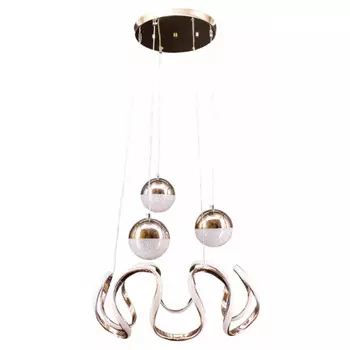 люстра подвесная светодиодная LEEK Rona LED 120Вт золото