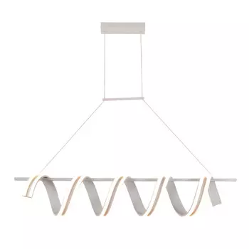 люстра подвесная светодиодная SCHAFFNER Ragazzo 192Вт пластик металл белый