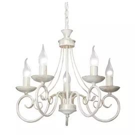 люстра подвесная VITALUCE Кэндэл 5x60Вт E14 без плафонов,металл