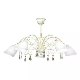 люстра подвесная VITALUCE Лючия 5x60Вт E14 стекло,металл