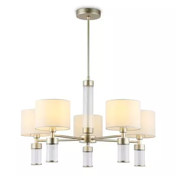 люстра потолочная AMBRELLA High Light E14х5 40Вт золото/белый