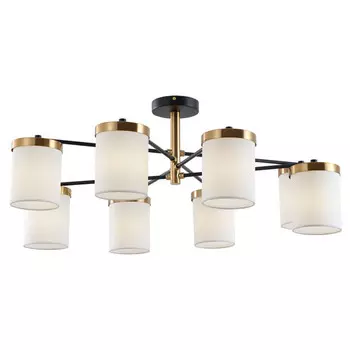 люстра потолочная ART LAMP Modello E14 8х40Вт металл черный