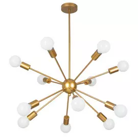 люстра потолочная ARTE LAMP Alastor 12x40Вт E27 металл крашенный медь