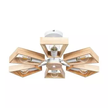 люстра потолочная ARTE LAMP Brussels E27 6х60Вт металл дерево