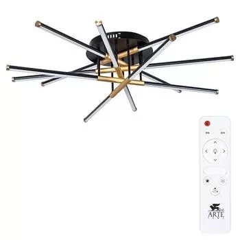 люстра потолочная ARTE LAMP Fernando LED 100Вт металл черный