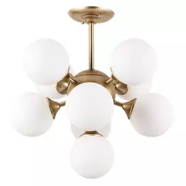 люстра потолочная ARTE LAMP Fobos 9x60Вт E14 металл крашеный золото