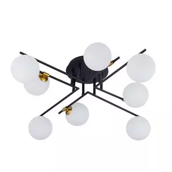 люстра потолочная ARTE LAMP Gemini G9 8х33Вт металл черный