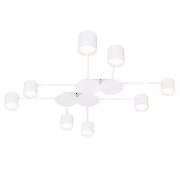 люстра потолочная ARTE LAMP Legacy GX53 8х12Вт алюминий белый