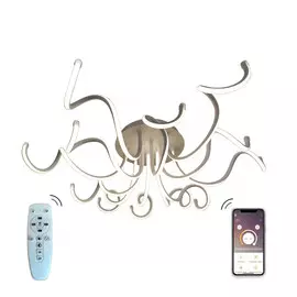 люстра потолочная БАЛТИЙСКИЙ СТИЛЬ Amalia 162Вт LED 20250Лм металл белый