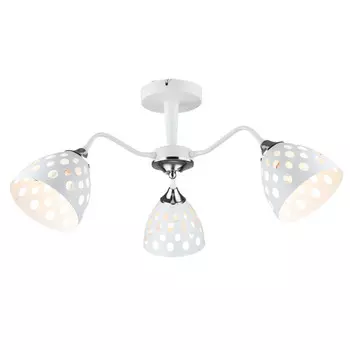 люстра потолочная БАЛТИЙСКИЙ СТИЛЬ Сития 3xЕ27 60Вт металл белый/белый