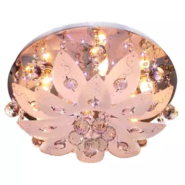 люстра потолочная CAIMAN Anne-Phoia 6х60Вт Е14 металл стекло хром