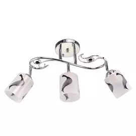 люстра потолочная CAIMAN Casini 3x60Вт E27 стекло,металл