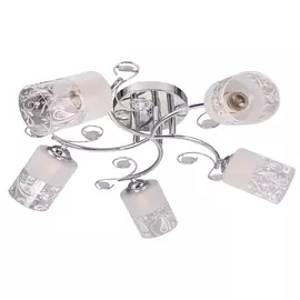 люстра потолочная CAIMAN Cleot 5х60Вт Е27 хром