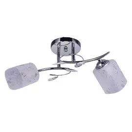 люстра потолочная CAIMAN Joleen 2x60Вт E14 стекло,металл